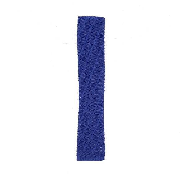CHANEL Tie in Blue Silk - Picture 2 of 6